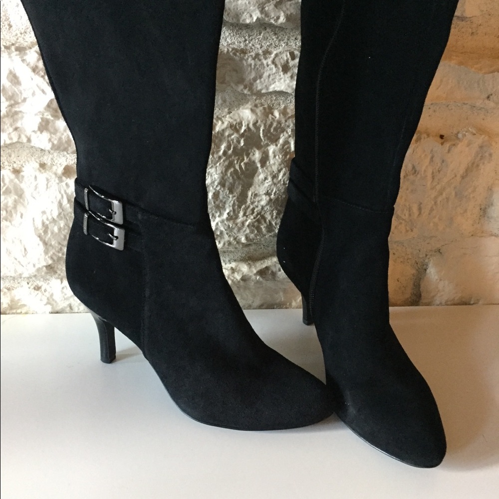 Calvin Klein Dayleen Suede Black Boot